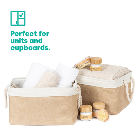 Mara Basket Set - L / Beige